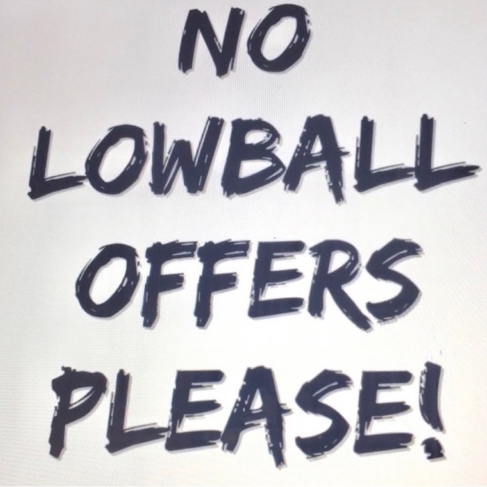 ❌ NO LOWBALL OFFERS PLEASE ❌